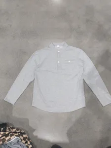herren freizeit knit henley langarmshirt schmaler stehkragen oberteil fuer herren mode