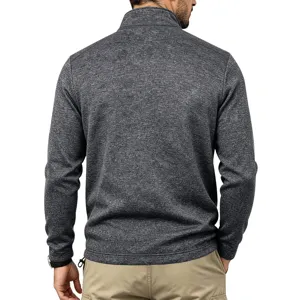 Herren Thermo Fleece Pullover 1/4 Reißverschluss Taktisch Winter Warmer Hoodie