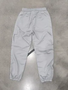Men Casual Loose Cargo Pants Outdoor Cuffed Drawstring Trousers Streetwear Trend