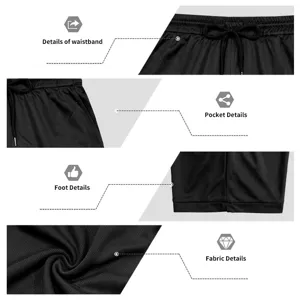 Detailed close-up view of mens athletic shorts showcasing waistband, pocket and mesh fabric.