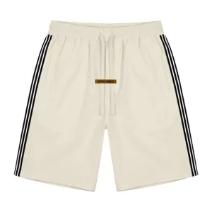 Shorts de sport amples décontractés pour hommes avec cordon et bandes latérales pour l'été.