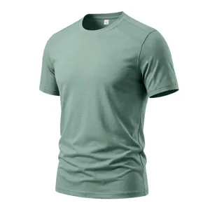 Herren schnelltrocknendes Kurzarm T-Shirt atmungsaktives Mesh Raglan Rundhals Sport Top