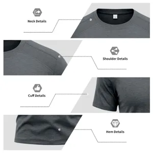 Herren Sommer schnelltrocknend T-Shirt, Raglan Mesh Spleißen Rundhals Fitness Sport Oberteil.