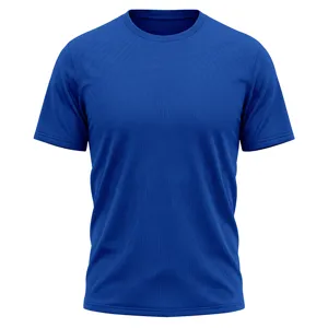Close-up detail of blue breathable mesh quick-dry fabric, lightweight and comfortable.