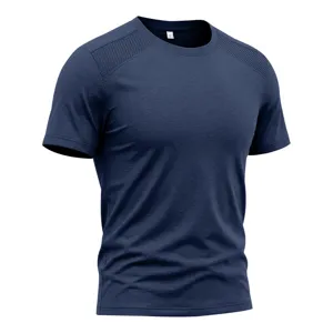 Men's breathable mesh raglan short sleeve t-shirt quick dry summer athletic fitness top