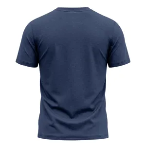 Men's summer solid blue short sleeve crew neck quick dry fitness athletic t-shirt apparel