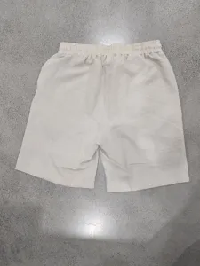 Men's breathable loose casual beach shorts summer imitation linen comfortable apparel