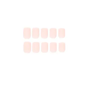 Solid color matte square press on nails, fake nail art tips for daily wear and easy styling.