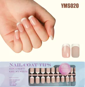 2023 New French Press On Nails Removable False Nail Tips Full Cover Manicure Kit