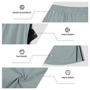 Hommes amples haute rue loisir hip-hop sport fermeture éclair shorts de basket-ball été