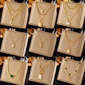 Minimalistische Edelstahl Schmetterling Herz Stern Anhänger Halskette Vintage Kreative Strass Kette Kragen Halskette Mode Schmuck Geschenk