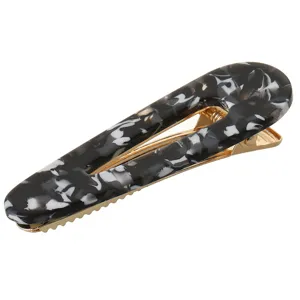 Japanisch Acetat Geometrische Marmor Haarklammer Minimalistischer Haarnadel Mode Haarschmuck Für Damen Tägliches Styling