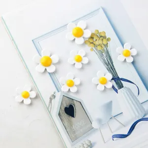 Acrylic five petal flower charms detail view, ideal for DIY handmade earrings and hair accessories.