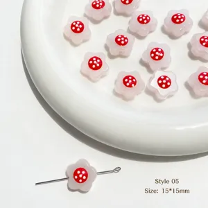 Sweet cute resin flower beads DIY handmade jewelry bracelet necklace earrings accessories