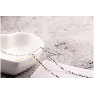 DIY metal fine jewelry chain for handmade earrings necklace crafting materials supplies