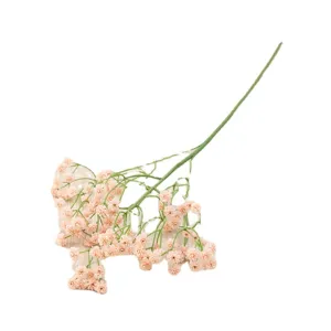 Artificial baby's breath bouquet fake flowers pink gypsophila for home decor DIY arrangement