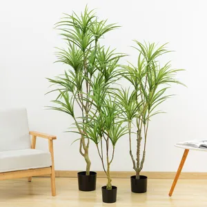 Piante in vaso artificiali bonsai verde nordico decorazione da terra per casa e ufficio
