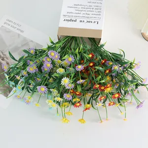 Artificial five-fork daisy bouquet for home decor, shop window and floral arrangements.