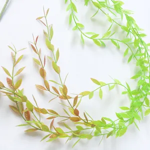 Finto salice piangente da appendere decorazione di piante verdi per matrimoni interni parete vegetale
