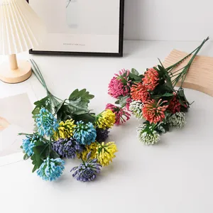 Artificial foam flower branches colorful simulation plant home decor floral arrangement prop