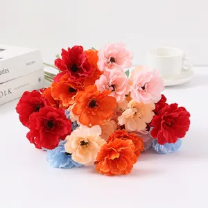 Bouquet di fiori artificiali colorati per matrimonio decorazione floreale per la casa