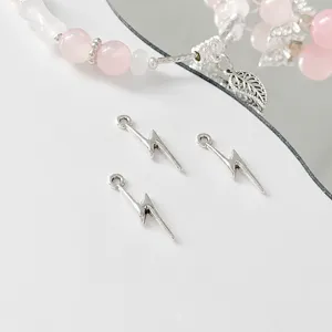 Cute lightning charms alloy pendants for DIY handmade necklaces bracelets jewelry making.