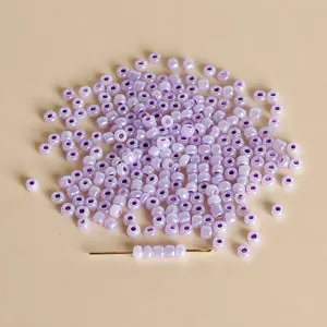 3mm light purple glass seed beads DIY handmade bracelet necklace jewelry making accessories