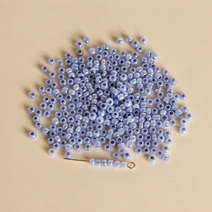 3mm jelly colored glass seed beads for DIY handmade bracelets necklaces jewelry making accessories.