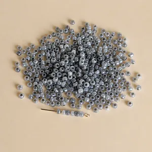 3mm colorful jelly seed beads loose DIY handmade bracelet necklace jewelry making supplies