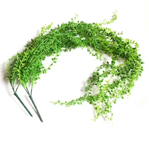 Künstliche Perlenkette hängende Sukkulente Pflanze künstliche Blume Rebe für Heimdekoration