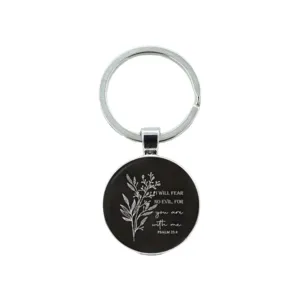 Bible verse glass cabochon metal keychain inspirational quote pendant fashion accessory new