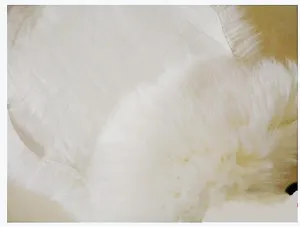 White fluffy sheepskin rug soft faux fur carpet cozy sofa cushion fluffy home decor
