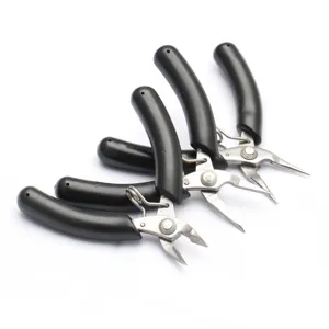 Edelstahl Schmuck Zange Set für Drahtwickeln und Perlen DIY Handwerk Werkzeug Details.