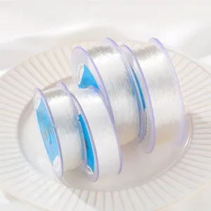Transparent elastic crystal thread for DIY handmade bracelets jewelry making craft supplies.