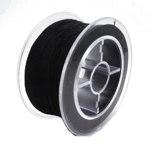 0.3mm Zwart Elastisch Koord Draad voor DIY Sieraden Maken Armbanden Kralen Zacht
