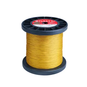 FLEXY7 1x7 Strands Gold Stainless Steel Craft Wire 1000m for Jewelry Making Bracelets