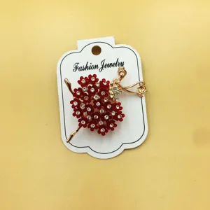 Mini spilla ballerina balletto strass graziosa per vestiti borse sciarpe dettaglio