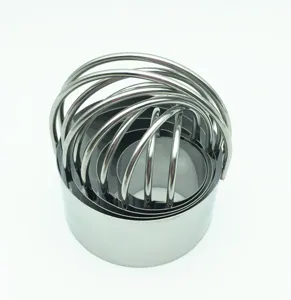 Acier Inoxydable Rond Emporte-pièce Mousse Anneau Fondant Pâtisserie Outil de Cuisson de Cuisine