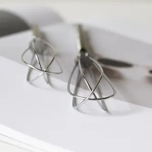 Mini stainless steel spring whisk tool for kitchen baking and cooking small size