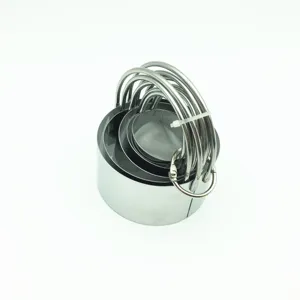 Ensemble de 5 pièces emporte-pièce rond en acier inoxydable cercle à mousse