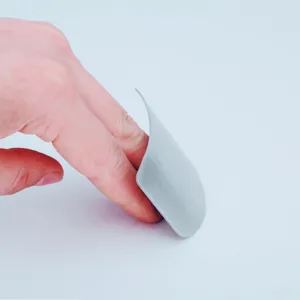 Stainless steel kitchen finger guard for safe vegetable cutting, durable protector tool.