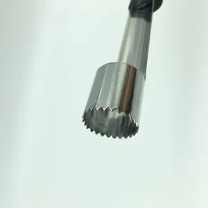 Durable stainless steel apple corer tool featuring a sharp serrated blade for fruit.