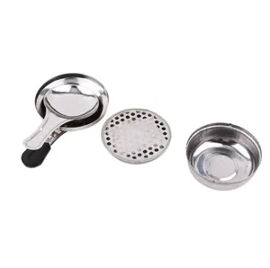 Ensemble d'accessoires de mini réchaud à alcool en acier inoxydable pour camping.