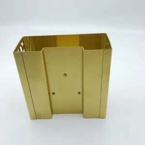Base scaldata tè quadrata in acciaio inossidabile color oro titanio per teiera i3