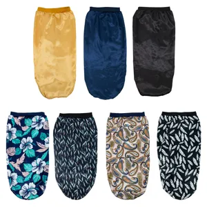 Satin long sleep cap hair bonnet for women, silky hair wrap for curly hair and long hair.