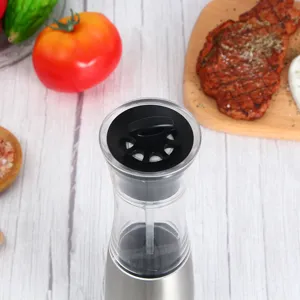 Electric pepper grinder stainless steel gravity salt mill kitchen cooking tool pepper mill