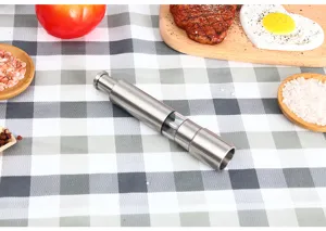 Stainless steel manual pepper grinder kitchen mill salt spice grinder tool for cooking seasoning