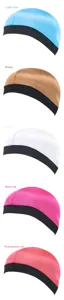 Bonnet perruque soie respirant wave cap extensible élastique confortable pour usage quotidien