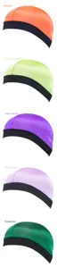 Détail de bonnet perruque dome cap wave cap en soie respirante avec plusieurs couleurs