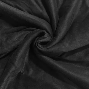 Premium black sweat fabric head wrap cap, versatile solid color breathable warm turban scarf.